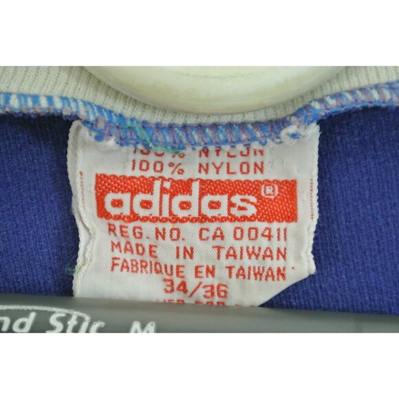 Adidas BC Games VTG Shirt Rugby Soccer Jersey #10 Blue & White Size 34/36 - Picture 7 of 8